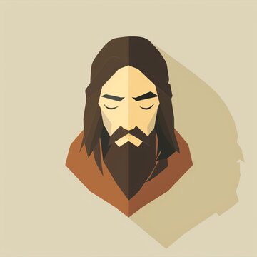 Vector illustration of Jesus Christ.