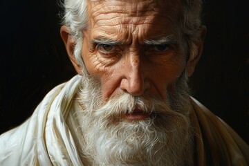 God tests Job's faith, Bible story.