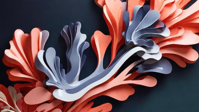 ed texture coral reaf illustration background
