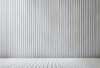 Minimalist White Curved Lines Interior Design