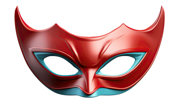 Superhero mask, cut out