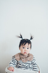 ツインテールの赤ちゃん