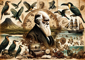 The Voyage of Discovery: Charles Darwin's Legacy Reimagined Through AI
