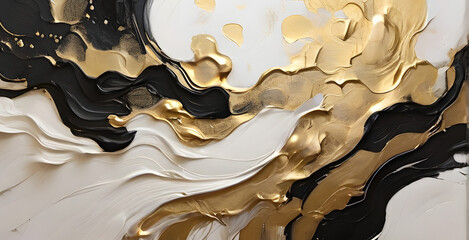 Background with white, black, gold