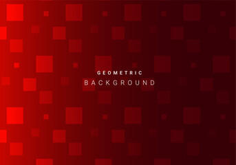 abstract red background with squares