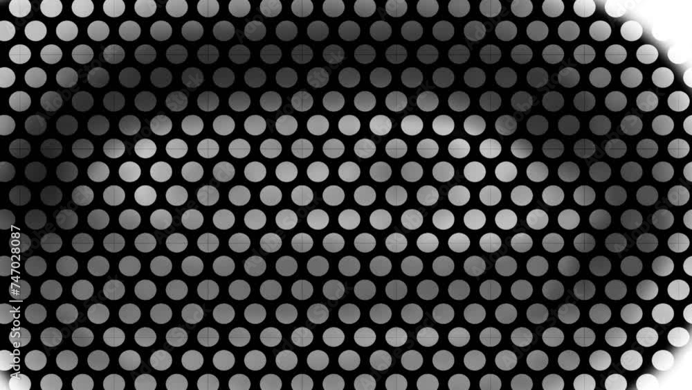 Poster halftone dotted background. pop art style. pattern with small circles, dots animation