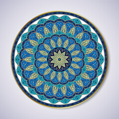 Morrocan Mandala Art Pattern Vector