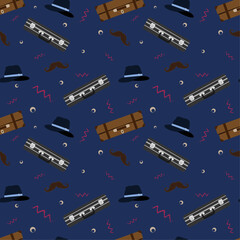 Naklejka premium male pattern