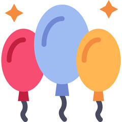 Balloons Icon
