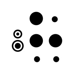 eight Braille solid icon