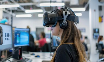Futuristic Virtual Reality Experience in Digital World