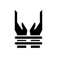 slavery solid icon