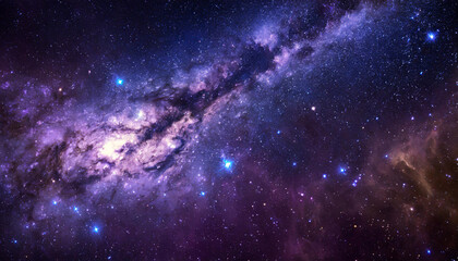 Science du cosmos avec galaxie et étoiles représentant l'espace et l'univers pour un...