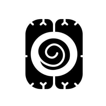 recommend clip art: hypnotic brain solid icon