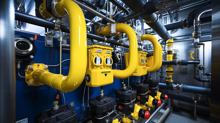 Pressure gauges and valves. Equipment for the oil and gas industry.

