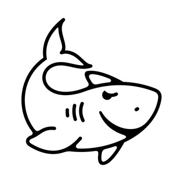 Shark Vector Logo Design Template