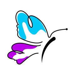 Butterfly Vector Logo Design Template