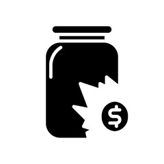 stolen money solid icon
