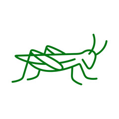 Grasshopper Vector Logo Design Template