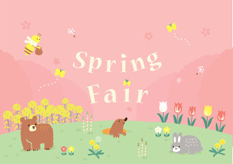 スプリングフェア　イラスト © perori