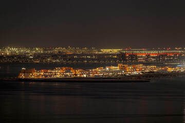 Fototapeta na wymiar Aerial View of Mina District Doha Port Qatar