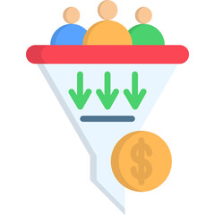 Sales Funnel Icon