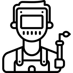 Fototapeta premium Welder Icon