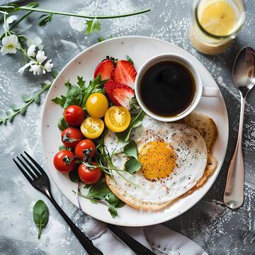salad with eggs