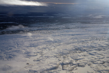 Wolkenformationen am Himmel über Norwegen