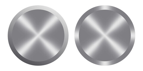 Metal volume switch. Min, Max, regulator, controller, adjustor, damper, rotating, turning, turn on off, rotative, valve, control, intensity, brightness, sound, minimum, maximum. Vector illustration