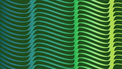 Green and yellow gradient wavy background