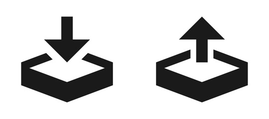 upload and download web icon