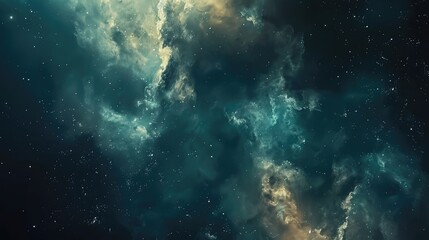 Astral Mirage Background: Fantasy in Abstract Nebula