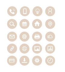 원형 아이콘 시트