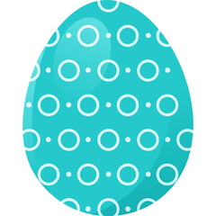 polka dot on Easter egg