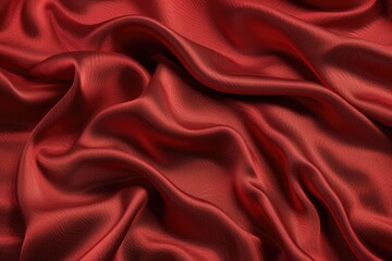 Smooth elegant red silk. Luxurious background