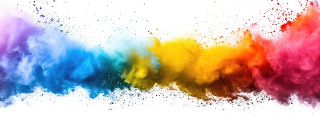 Colorful Paint Splatter