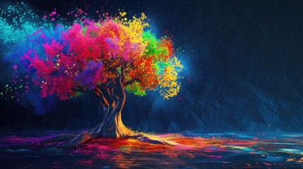 Colorful Tree Spirit