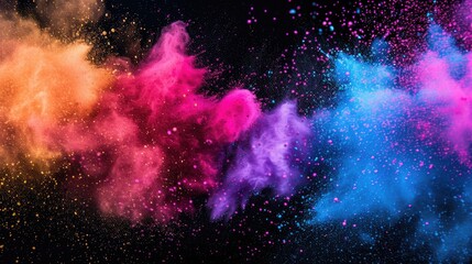 Colorful Paint Explosion - obrazy, fototapety, plakaty