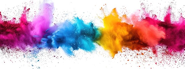 Colorful Paint Splatter Artwork - A Captivating Display of Colors