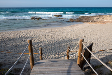 Tramuntana beach, Formentera, Pitiusas Islands, Balearic Community, Spain