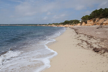 Migjorn beach, Formentera, Pitiusas Islands, Balearic Community, Spain