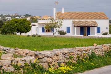 typical house, Sant Francesc, Formentera, Pitiusas Islands, Balearic Community, Spain