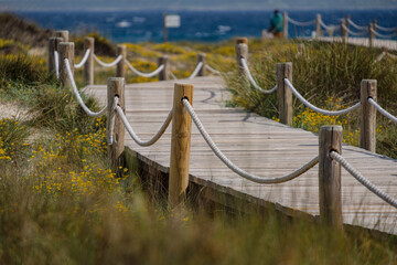 kitesurfing on Illete beachFormentera, Pitiusas Islands, Balearic Community, Spain