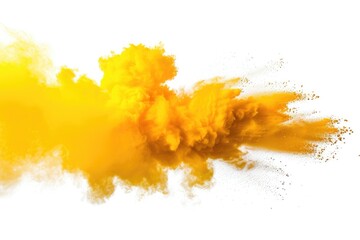 Yellow Powder Explosion