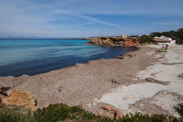 Cala Saona, Formentera, Pitiusas Islands, Balearic Community, Spain
