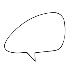 Vector Comics Speech Bubble Shape Object