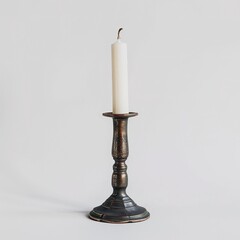 candlestick isolated on white