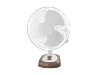 Electric Table Fan Isolated on PNG Background