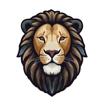 Icon of Male Lion Head